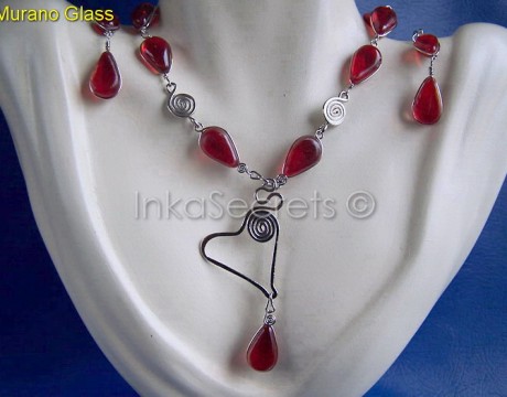 Lot 24 Sets= 24 necklaces 24 earrings