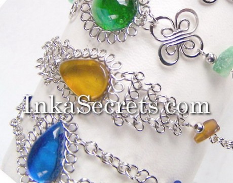 Lots 200 Bracelets with Murano Glass