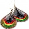 40 Pairs Dream Catcher Thread Rasta Earrings