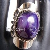 Lot 150 Alpaca Silver Rings Agate Stone