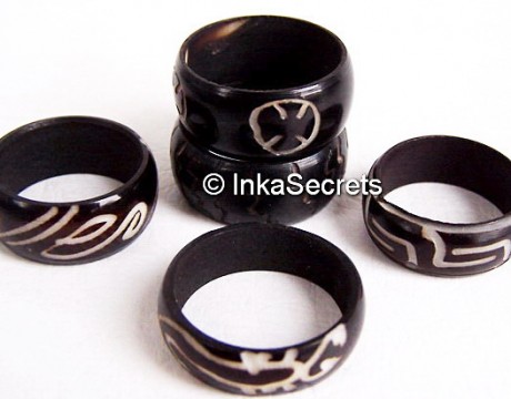 New!! 50 Handcarver Tawa Rings Assorted