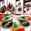 220 Pairs rasta earrings Model Jamaica