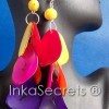 Lot 160 Pairs Earrings in cluster of Tagua’s petals
