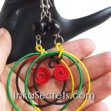 120 Pairs RASTA Earrings Macrame thread