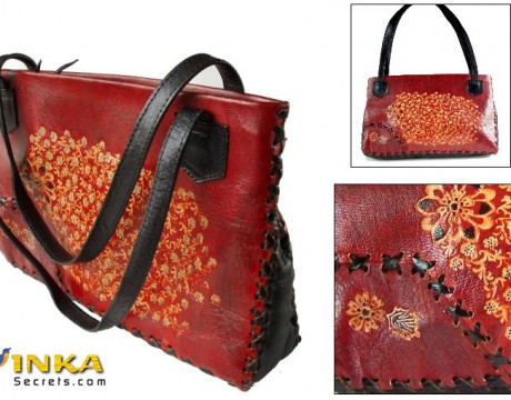 Lot 5 Hangbags of leather – design Inka