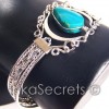 Lot 35 handmade teardrop stone bangles