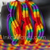Lot 350 rainbow friendship bracelets ankles