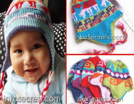 Lot 40 Alpaca “Reversible Chullos” for kids