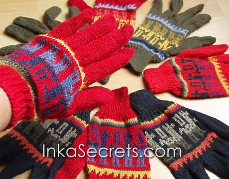 Lot 30 Alpaca wool gloves Cusco