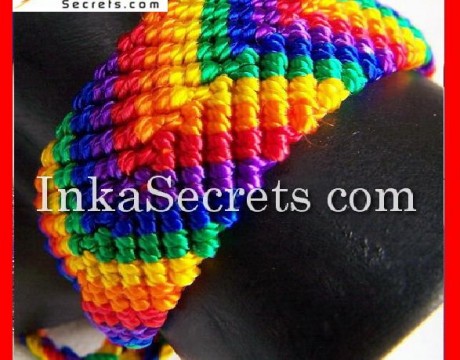 Lot 60 Rainbow friendship bracelet Ankles