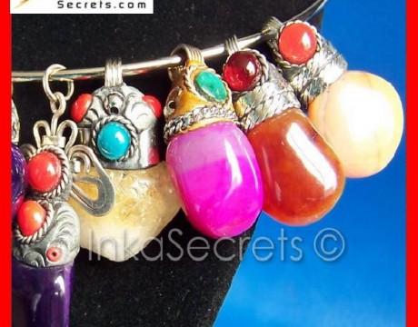 Lot 16 items = 8 pendants 8 alpaca chokers