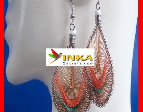 Lot 18 pairs of peruvian earrings handmade