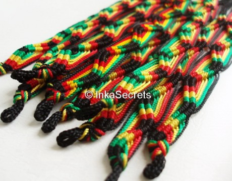 New!! 100 Rasta Friendship Bracelets