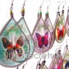 120 Pairs THREAD EARRING w/ BUTTERFLY IMAGES. 3″ PERU