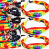 1000 Rainbow Friendship Bracelets