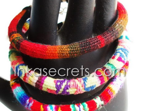 50 Peruvian Manta Inca Cusco Blanket Bracelet