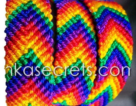 500 Rainbow Friendship Bracelets, Palm Tree