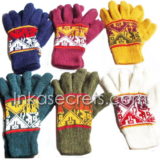 50 Peruvian Alpaca Wool Reversible Gloves