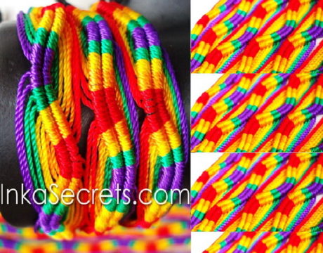 2500 Rainbow friendship bracelets