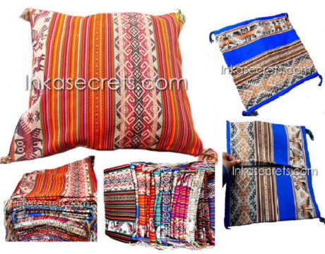 25 Ethnic Peruvian Blanket Pillow Cover