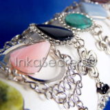 100 Alpaca Silver bracelet with semi-precious stone