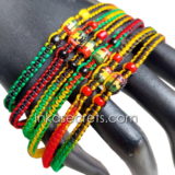 1000 Ceramic Rasta Friendship Bracelets