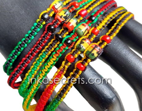 1000 Ceramic Rasta Friendship Bracelets