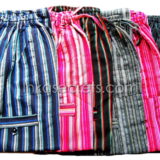 25 Peruvian Stripe Cotton Hippie Pants – XL