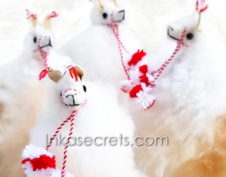 50 Stuffed Animal Llama w Design Alpaca Fur