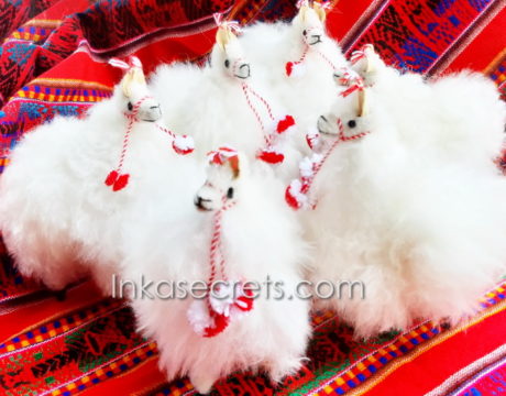 250 Stuffed Animal Llama w Design Alpaca Fur
