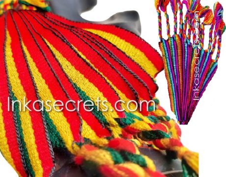 100 Ethnic Woven Bracelet Rasta & Gay Pride Colors
