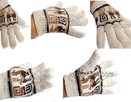 25 Llama Design Alpaca Gloves