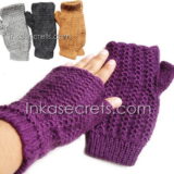 50 Peruvian Fingerless Mitts Gloves