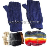 100 Peruvian Fingerless Mitts Gloves