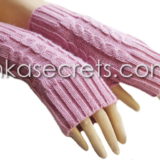 50 Peruvian Cable Fingerless Gloves