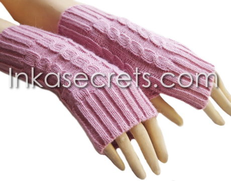 50 Peruvian Cable Fingerless Gloves