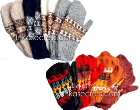 50 Peruvian Convertible Mittens Gloves