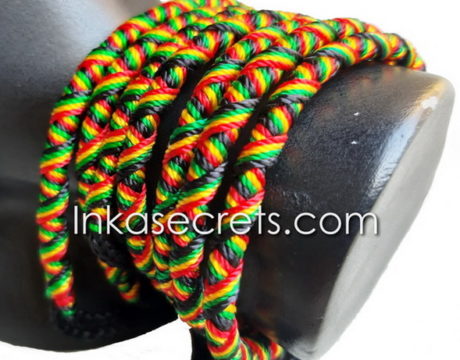 100 Rasta Tube Friendship Bracelets