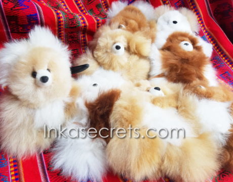 100 Peruvian Baby Alpaca Bear Plush – 5.5″