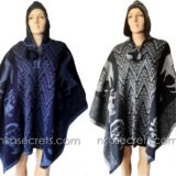02 Hooded Ponchos traditional wool blend