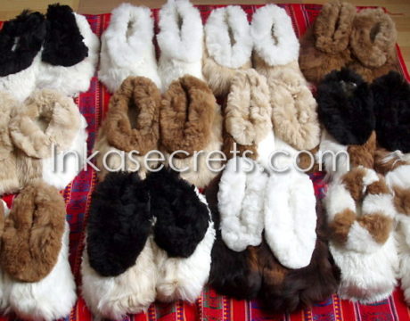 10 Peruvian Baby Alpaca Slippers – Large Size