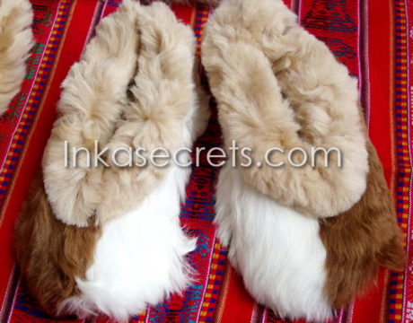 10 Peruvian Baby Alpaca Slippers – Medium Size
