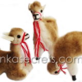 60 Stuffed Animal Vicuna w Design Alpaca Fur