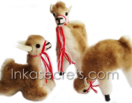 60 Stuffed Animal Vicuna w Design Alpaca Fur
