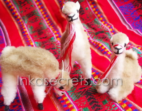 120 Stuffed Animal Vicuna w Design Alpaca Fur