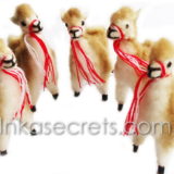50 Standing Vicuña Alpaca Fur Stuffed Animal