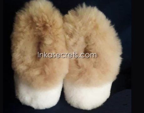 10 Children Alpaca Fur Slippers