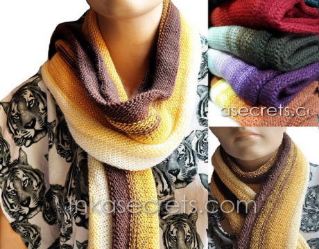 25 Peruvian Multicolored Stripe Wool Shawl
