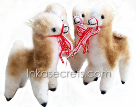 250 Standing Vicuña Alpaca Fur Stuffed Animal