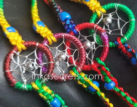 100 Peruvian Dreamcatcher Friendship Bracelet